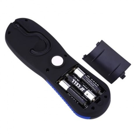 MAGNET MAINTENANCE LED FLASHLIGHT WORK LIGHT WITH HOOK (BLUE AND BLACK)