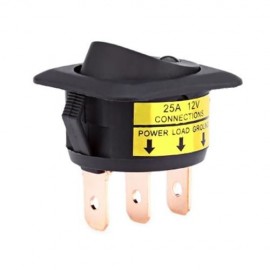 5PCS 12V CAR MOTORCYCLE LED ROUND ROCKER TOGGLE SWITCH