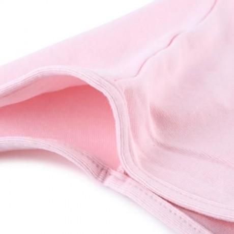 PRETTY PURE COLOR SMALL LACE-UP BABY HAT (PINK)