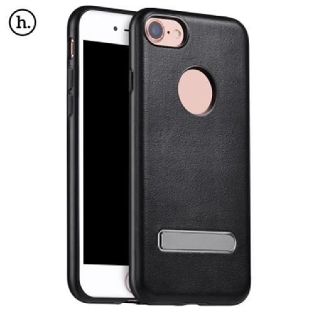 HOCO CREATIVE PU LEATHER COVER CASE WITH METAL MAGNET STAND FOR IPHONE 7 4.7 INCH (BLACK) HOCO CREATIVE PU LEATHER COVER CASE WITH METAL MAGNET STAND FOR IPHONE 7 4.7 INCH (BLACK)