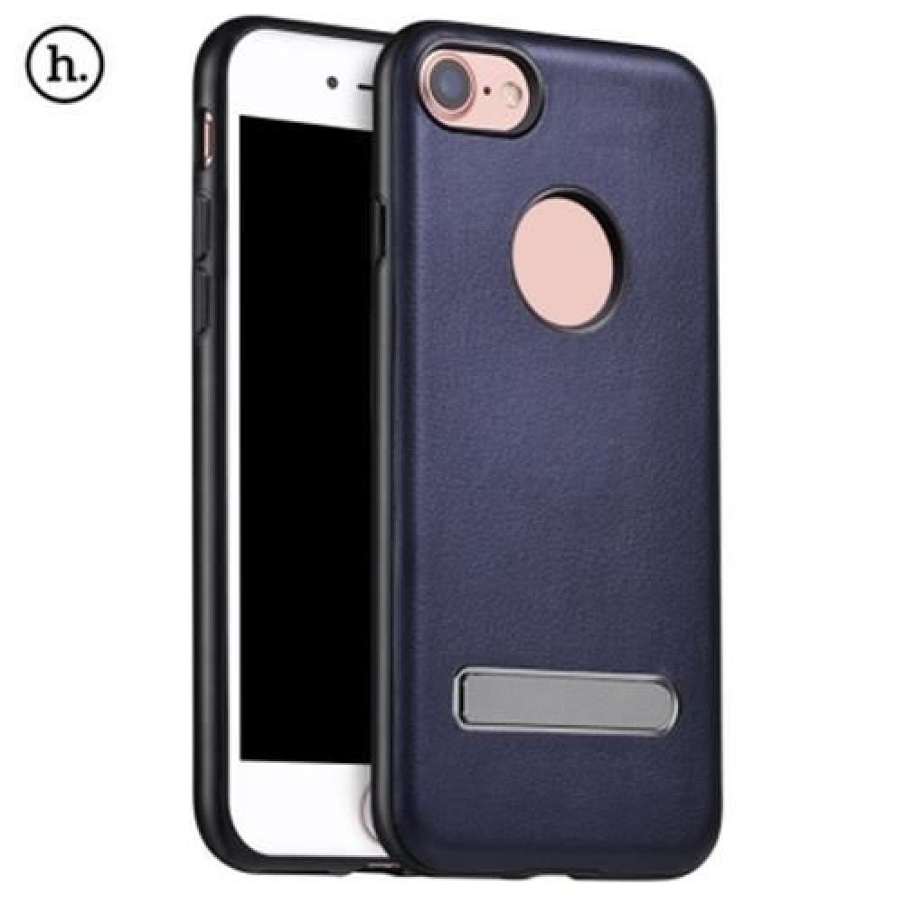 HOCO CREATIVE PU LEATHER COVER CASE WITH METAL MAGNET STAND FOR IPHONE 7 4.7 INCH (DEEP BL HOCO CREATIVE PU LEATHER COVER CASE WITH METAL MAGNET STAND FOR IPHONE 7 4.7 INCH (DEEP BL