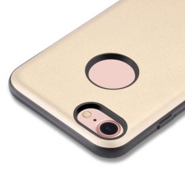 HOCO CREATIVE PU LEATHER COVER CASE WITH METAL MAGNET STAND FOR IPHONE 7 4.7 INCH (GOLDEN)