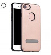 HOCO CREATIVE PU LEATHER COVER CASE WITH METAL MAGNET STAND FOR IPHONE 7 4.7 INCH (ROSE GO