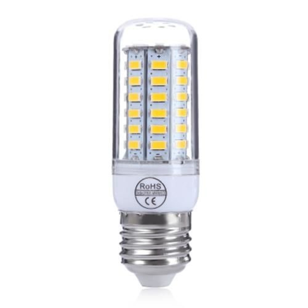AC 220V E27 5W 450 - 500LM SMD 5730 LED CORN LIGHT WITH 56 LEDS (WARM WHITE LIGHT)