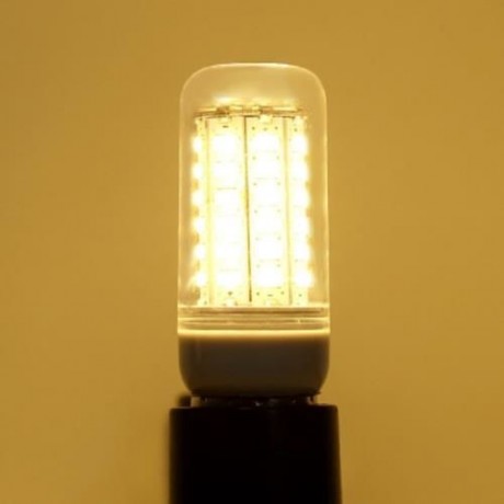 AC 220V E27 5W 450 - 500LM SMD 5730 LED CORN LIGHT WITH 56 LEDS (WARM WHITE LIGHT)