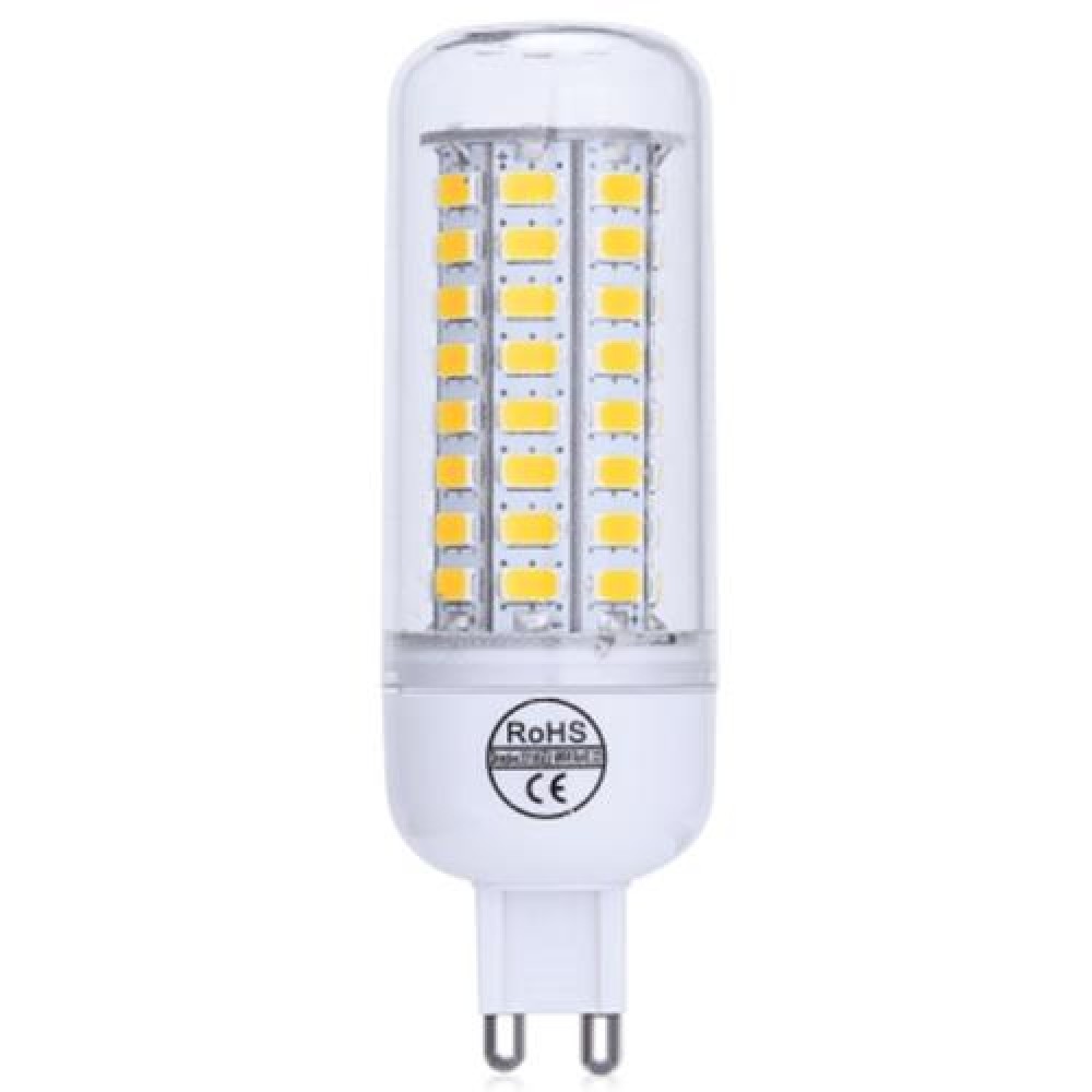 AC 220V G9 6W 550 - 600LM SMD 5730 LED CORN LIGHT WITH 72 LEDS (WARM WHITE LIGHT)