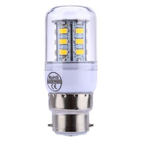 AC 220V B22 3W 300LM SMD 5730 LED CORN LIGHT WITH 24 LEDS (WARM WHITE LIGHT)