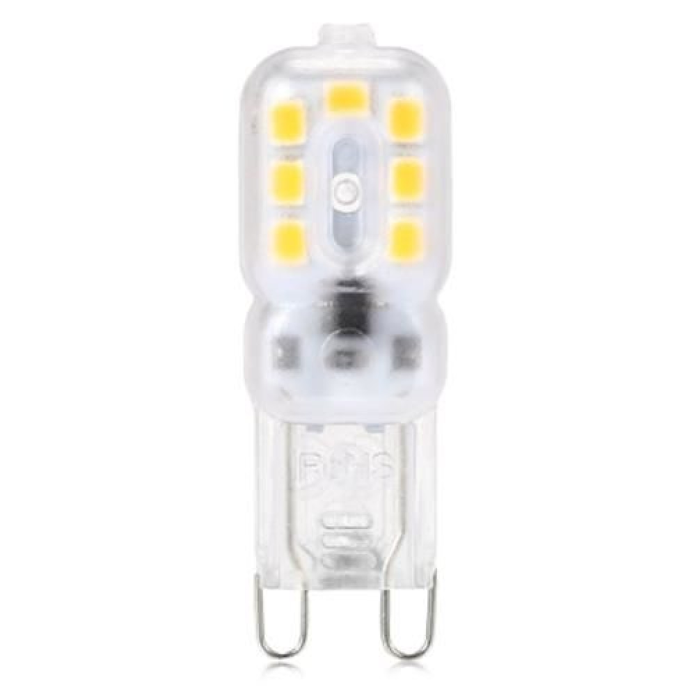 G9 220V 2.5W 200 - 250LM 14 LEDS DIMMABLE BULB WITH TRANSPARENT MASK (WARM WHITE LIGHT)