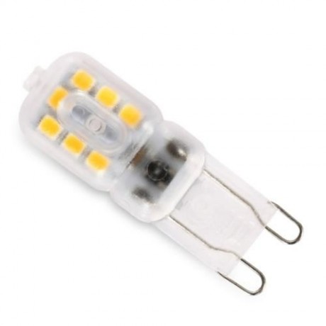 G9 220V 2.5W 200 - 250LM 14 LEDS DIMMABLE BULB WITH TRANSPARENT MASK (WARM WHITE LIGHT)