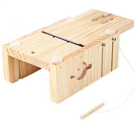HOUSEHOLD WOODEN SOAP CUTTER BOX PINE MATERIAL BALANCING APPARATUS ACCURATE ADJUSTABLE FRO