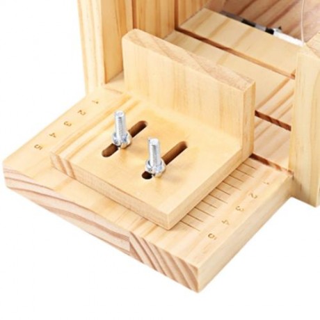 HOUSEHOLD WOODEN SOAP CUTTER BOX PINE MATERIAL BALANCING APPARATUS ACCURATE ADJUSTABLE FRO