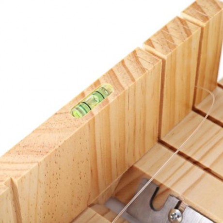 HOUSEHOLD WOODEN SOAP CUTTER BOX PINE MATERIAL BALANCING APPARATUS ACCURATE ADJUSTABLE FRO