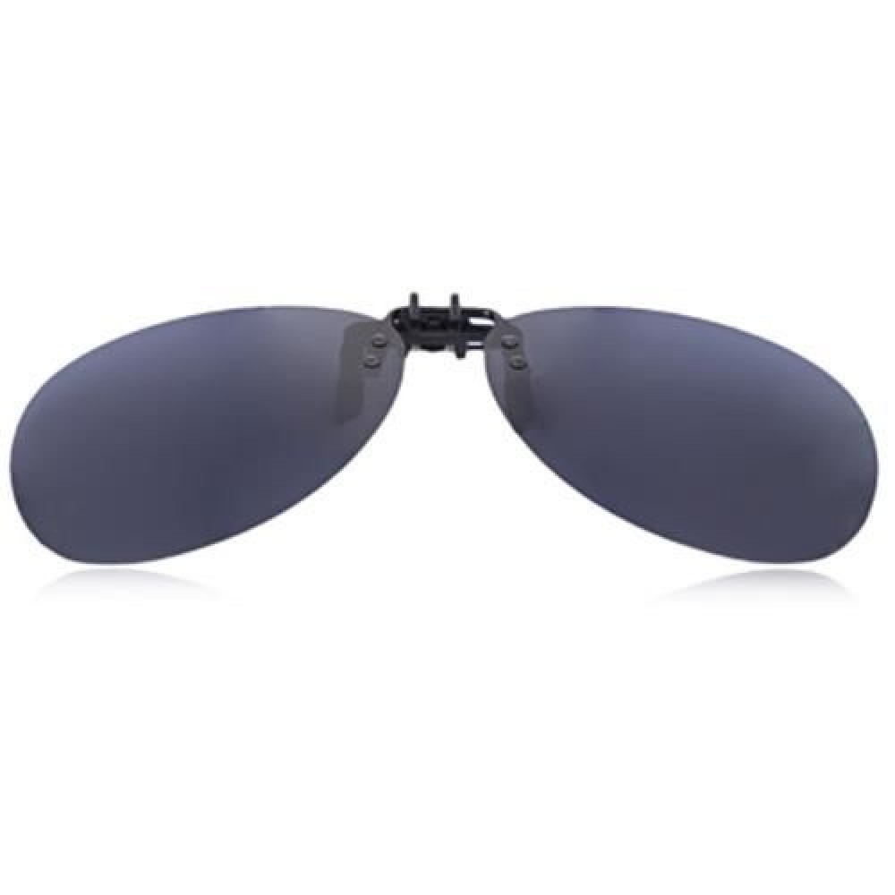 STYLISH COLOR COATED POLARIZED UNISEX SUNGLASSES CLIP (GRAY)