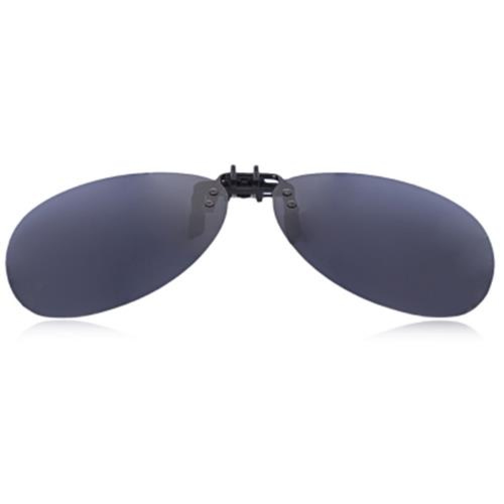 STYLISH COLOR COATED POLARIZED UNISEX SUNGLASSES CLIP (GRAY)
