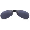 STYLISH COLOR COATED POLARIZED UNISEX SUNGLASSES CLIP (GRAY)