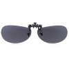 STYLISH COLOR COATED POLARIZED UNISEX SUNGLASSES CLIP (GRAY)