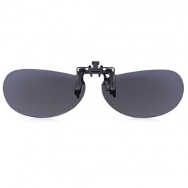 STYLISH COLOR COATED POLARIZED UNISEX SUNGLASSES CLIP (GRAY)