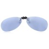 STYLISH COLOR COATED POLARIZED UNISEX SUNGLASSES CLIP (SHALLOW SILVER)