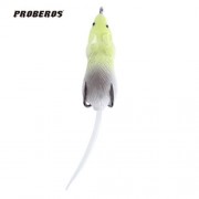 PROBEROS FR011 MOUSE SHAPE FISHING BAIT BIONIC LURE WITH HOOK (YELLOW)