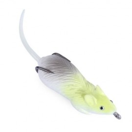 PROBEROS FR011 MOUSE SHAPE FISHING BAIT BIONIC LURE WITH HOOK (YELLOW)