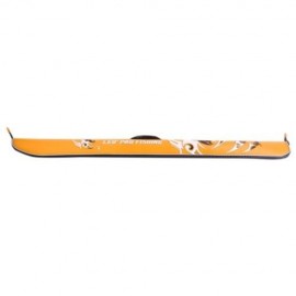 LEO WATER RESISTANT PORTABLE COLLAPSIBLE FISHING ROD BAG CASE WITH WIDE OPENING (YELLOW)