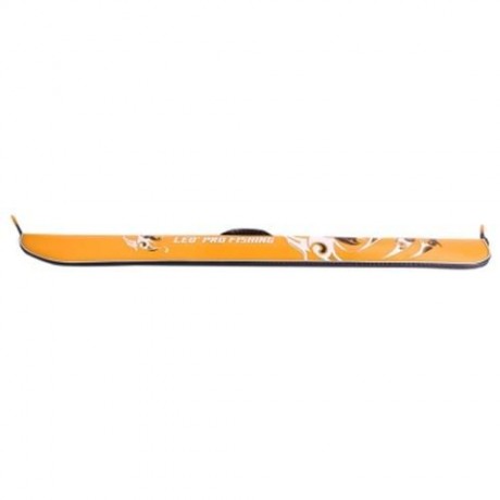 LEO WATER RESISTANT PORTABLE COLLAPSIBLE FISHING ROD BAG CASE WITH WIDE OPENING (YELLOW)