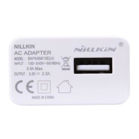 NILLKIN UNIVERSAL 5V 2A MULTIFUNCTIONAL QUICK TRAVEL ADAPTER (WHITE)