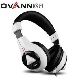 OVANN X3 PROFESSIONAL GAMING HEADSETS WITH MICROPHONE VOLUME CONTROL (WHITE AND BLACK)