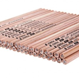 MARCO 4215 50PCS BOTTLED WOODEN HB PENCIL STATIONERY (APRICOT)