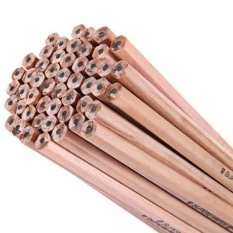 MARCO 4215 50PCS BOTTLED WOODEN HB PENCIL STATIONERY (APRICOT)