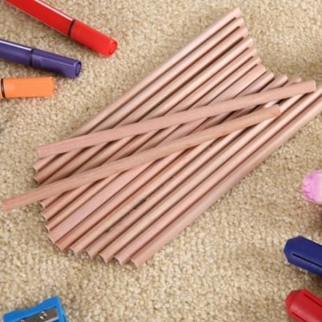 MARCO 4215 50PCS BOTTLED WOODEN HB PENCIL STATIONERY (APRICOT)