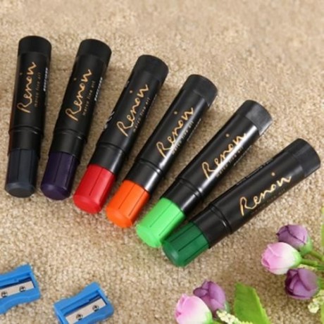 MARCO RENOIR 2508 12 COLORS WATER WASHING COLORFUL ROTATABLE OIL PAINTING STICK (COLORMIX)