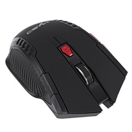 HXSJ X20 2400DPI 2.4GHZ WIRELESS 6 BUTTONS OPTICAL GAMING MOUSE (BLACK)