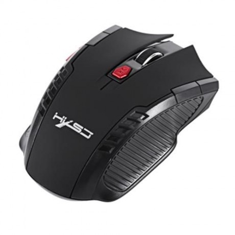 HXSJ X20 2400DPI 2.4GHZ WIRELESS 6 BUTTONS OPTICAL GAMING MOUSE (BLACK)
