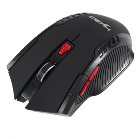 HXSJ X20 2400DPI 2.4GHZ WIRELESS 6 BUTTONS OPTICAL GAMING MOUSE (BLACK)