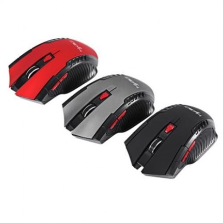 HXSJ X20 2400DPI 2.4GHZ WIRELESS 6 BUTTONS OPTICAL GAMING MOUSE (BLACK)