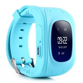 Q50 CHILDREN OLED DISPLAY GPS INTELLIGENT WATCH TELEPHONE (BLUE)