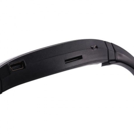 PORTABLE STEREO SPORT MP3 PLAYER SUPPORT TF CARD FM RADIO HEADPHONE (BLACK)