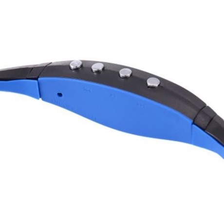 PORTABLE STEREO SPORT MP3 PLAYER SUPPORT TF CARD FM RADIO HEADPHONE (BLUE)
