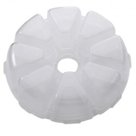8 GRIDS LITTLE JEWELRY CONTAINER STORAGE BOX FOR SMALL WATCH PARTS (TRANSPARENT)