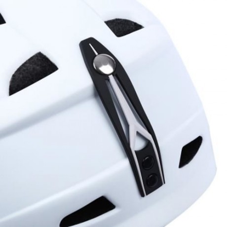 BENICE SKIING HELMET WITH INNER ADJUSTABLE BUCKLE LINER CUSHION LAYER (WHITE)