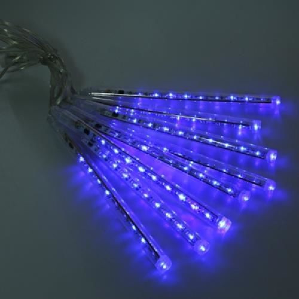20CM LED WATERPROOF METEOR SHOWER STRING LIGHT RAIN TUBE DECORATIVE HANGING LIGHT (BLUE) 20CM LED WATERPROOF METEOR SHOWER STRING LIGHT RAIN TUBE DECORATIVE HANGING LIGHT (BLUE)