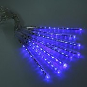 20CM LED WATERPROOF METEOR SHOWER STRING LIGHT RAIN TUBE DECORATIVE HANGING LIGHT (BLUE)