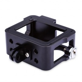ALUMINUM ALLOY PROTECTIVE FRAME HOUSING CASE WITH FILTER LENS FOR SJ400 (BLACK)
