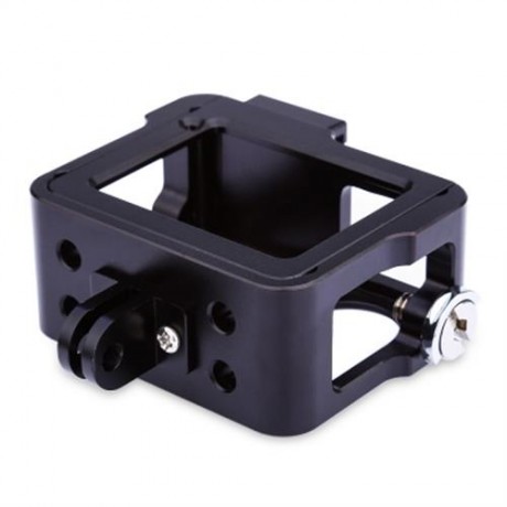 ALUMINUM ALLOY PROTECTIVE FRAME HOUSING CASE WITH FILTER LENS FOR SJ400 (BLACK)