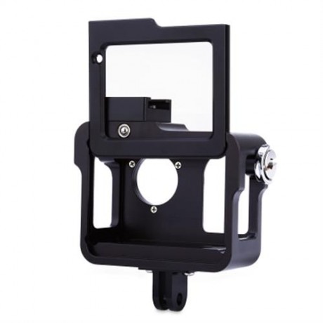 ALUMINUM ALLOY PROTECTIVE FRAME HOUSING CASE WITH FILTER LENS FOR SJ400 (BLACK)