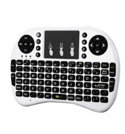 IPAZZPORT KP - 810 - 21F 2.4GHZ MINI WIRELESS QWERTY KEYBOARD WITH TOUCHPAD MOUSE (WHITE)