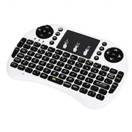 IPAZZPORT KP - 810 - 21F 2.4GHZ MINI WIRELESS QWERTY KEYBOARD WITH TOUCHPAD MOUSE (WHITE)