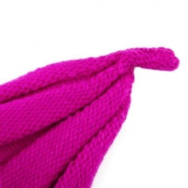 TRENDY TWISTED CHILD UNISEX WOOL KNITTING POINTED HAT (ROSE MADDER)
