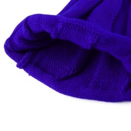 TRENDY TWISTED CHILD UNISEX WOOL KNITTING POINTED HAT (ROYAL)